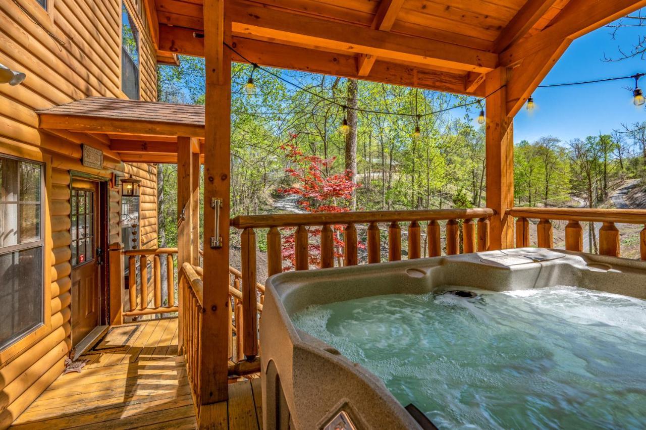 Permanent Vacation-Private Honeymoon Cabin With Hot Tub Sevierville Esterno foto